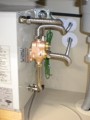 小型電気温水器・混合水栓取付工事　兵庫県神戸市　EHPN-F13N1