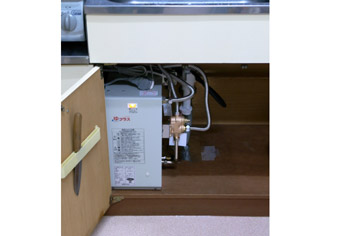小型電気温水器取付工事　愛知県名古屋市　EHPN-F13N2