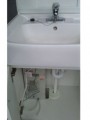 小型電気温水器取付、混合水栓取付工事　神奈川県相模原市　EHPK-F6V2-65他