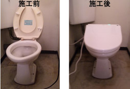 浴槽、瞬間湯沸し器、ウォシュレット取替工事　東京都世田谷区　GQ-510MWＫ他