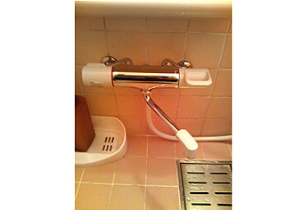 浴室水栓取替え工事　東京都渋谷区　BF-HE145T
