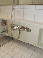 浴室混合水栓取替工事　東京都板橋区 BF-J147TSB