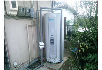 電気温水器取替工事　愛知県知多市 SRG-375B