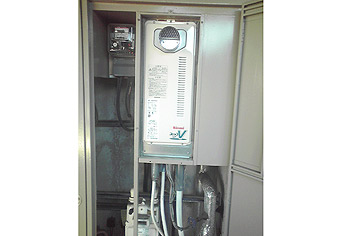 ガス給湯器取替工事　神奈川県大和市　RUF-VS2005SAT-set