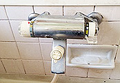 混合水栓蛇口取替工事　神奈川県大和市　BF-HB147TSC