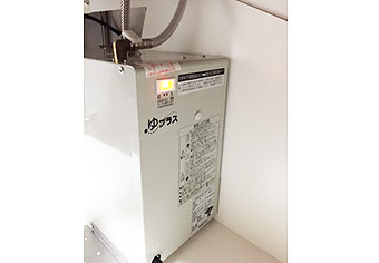 小型電気温水器他取付工事　東京都北区　EHPN-H13V1(80)+EFH-4MK