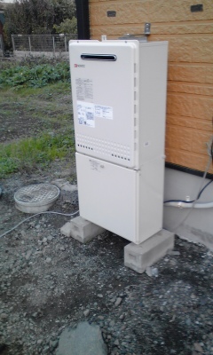 給湯器取替・暖房配閉栓替工事　和歌山県海南市　GT-2050SAWX-2BL-set