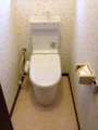 トイレ取替工事/壁クロス・床CF張替え工事　千葉県銚子市　XCH3003RWSTK