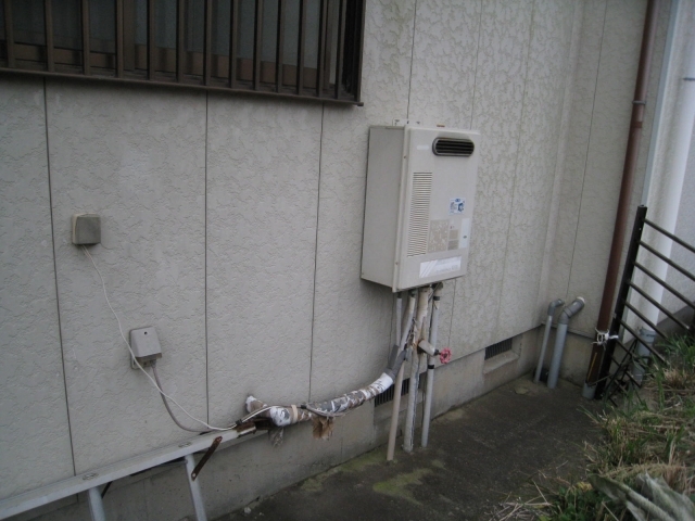 給湯器取替・ガス配管取替　千葉県夷隅郡大多喜町　GT-2050SAWX-2BL