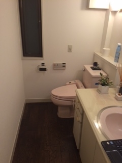 トイレ取替工事（洗面水栓取替え共）　東京都港区　XCH1101RWS-sale