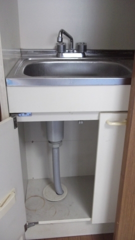 小型電気温水器取付工事　京都府京都市西京区　EHPN-F13N2-EFH4MK