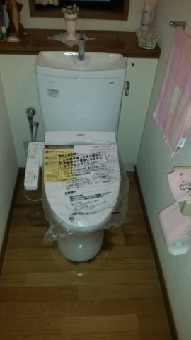 トイレ取替工事　兵庫県神戸市須磨区　01