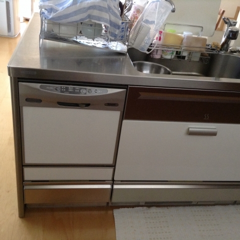 ビルトイン食器洗い乾燥機取替工事　愛知県長久手市　RKW-403C-SV