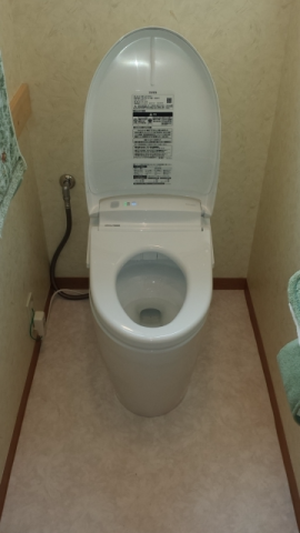 トイレ取替工事　茨城県鹿嶋市　CES9767F-NW1