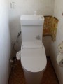 トイレ交換工事　兵庫県神戸市北区　XCH3013RWST