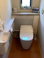 トイレ交換・アラウーノ手洗い取付工事　東京都日野市　XCH1401WS