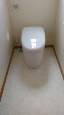 トイレ交換工事　静岡県静岡市駿河区　CES9768FR-NW1