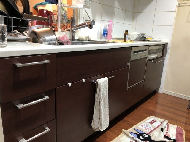 ビルトイン食洗機交換工事　神奈川県相模原市緑区　RSW-404LP