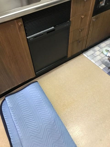 ビルトイン食洗機交換工事　大阪府和泉市　RSWA-C402C-B