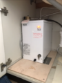 小型電気温水器交換工事　兵庫県西宮市　EHPN-F12N2