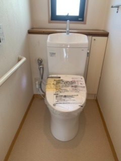 トイレ 2台交換工事　岐阜県岐阜市　TCF4733AMS-NW1