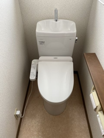 トイレ 2台交換工事　千葉県柏市　CS232B-NW1-set1