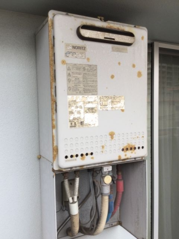 ガス給湯器交換工事　千葉県千葉市中央区　GX-H2402AW-13A