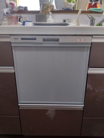 ビルトイン食洗機交換工事　埼玉県日高市　RSW-C402C-SV
