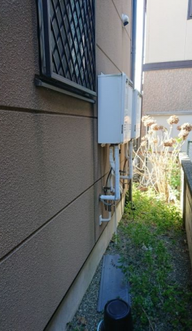 ガス給湯器交換工事　神奈川県大和市