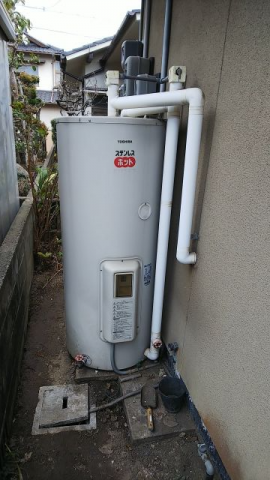 電気温水器交換工事　岡山県岡山市中区
