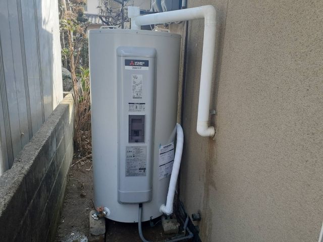 電気温水器交換工事　岡山県岡山市中区
