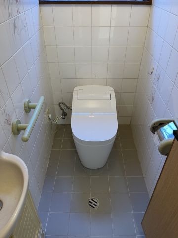トイレ交換工事　奈良県天理市