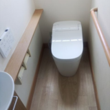 トイレ交換工事　山梨県中央市　XCH1601WS-N