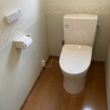 トイレ交換工事　石川県かほく市　TCF4714AK-SC1
