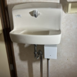 洗面化粧台交換工事　東京都世田谷区　LSW870ASS-SC1